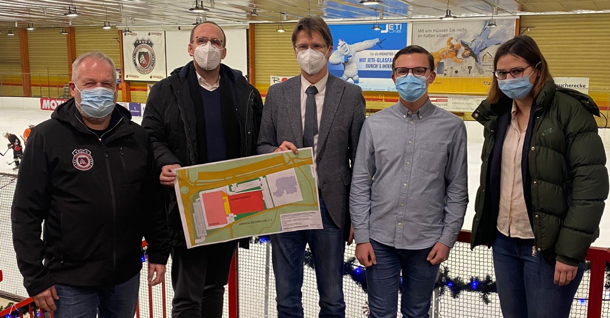 Heinz Peter Walterscheid, Jörn Freynick (MdL), Torsten Pfalz, Justin Lemmer und Elisa Färber